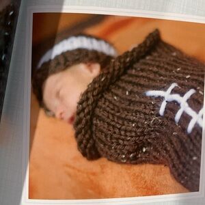 New Born football photography props